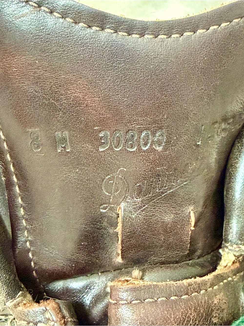 Vintage Danner Mountain Light II Brown Leather Hiking Boots 30800 GORE-TEX W8 M - Picture 9 of 10